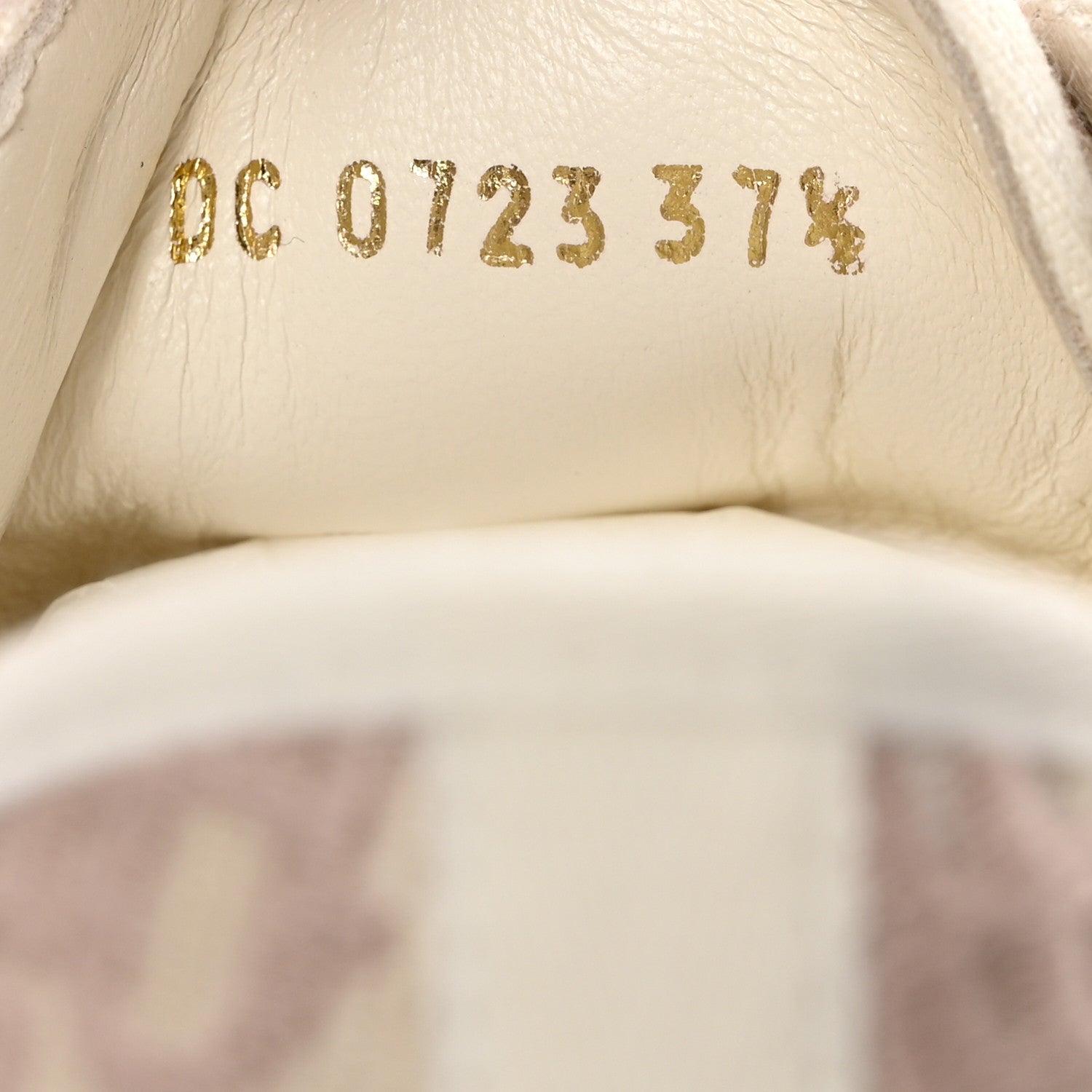 Christian Dior Canvas Oblique Walk'N'Dior Low Top Sneakers 37.5 Powder Nude 7 of 9