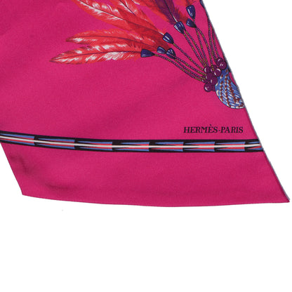 Hermes Silk Brazil Maxi Twilly Fuchsia 4 of 4