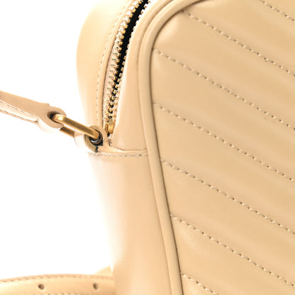 Saint Laurent Calfskin Matelasse Monogram Lou Camera Bag Ivory Natural 8 of 8