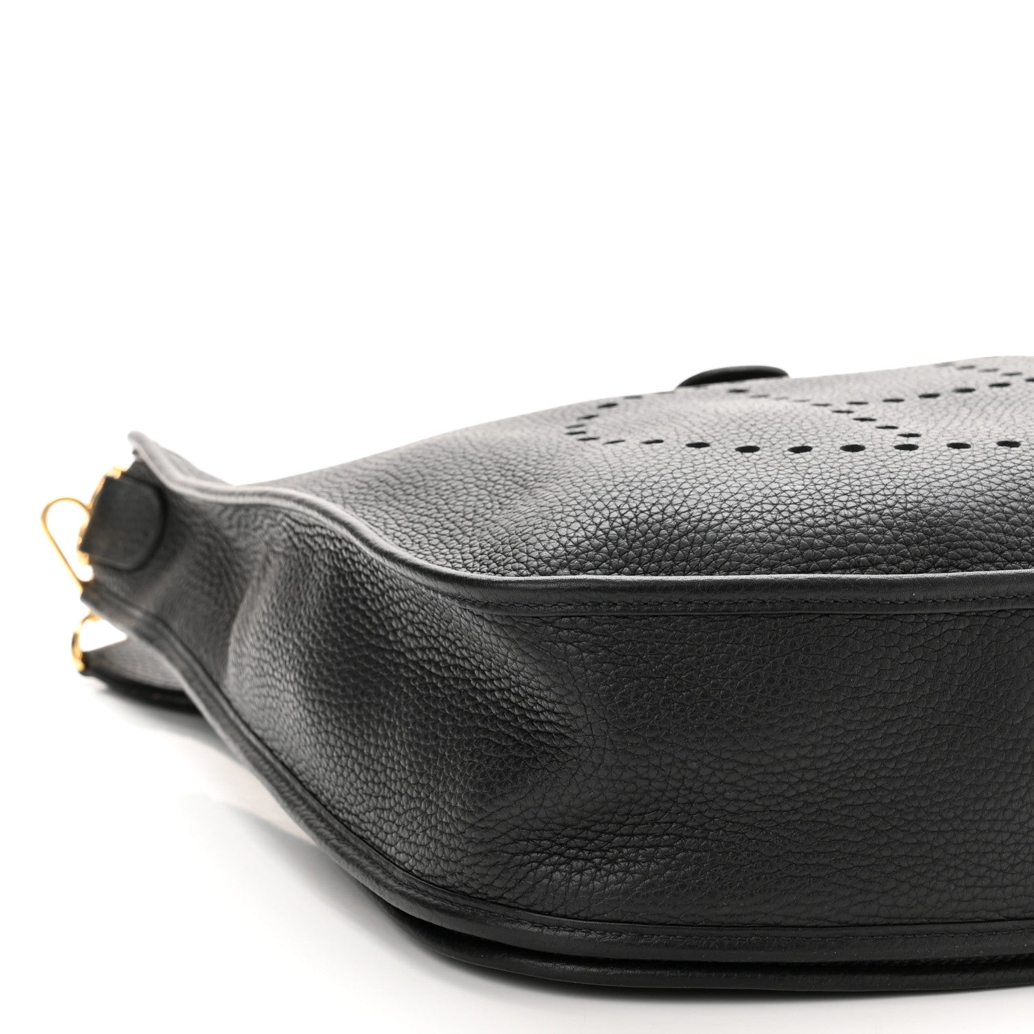 Hermes Taurillon Clemence Evelyne III GM Black 10 of 10