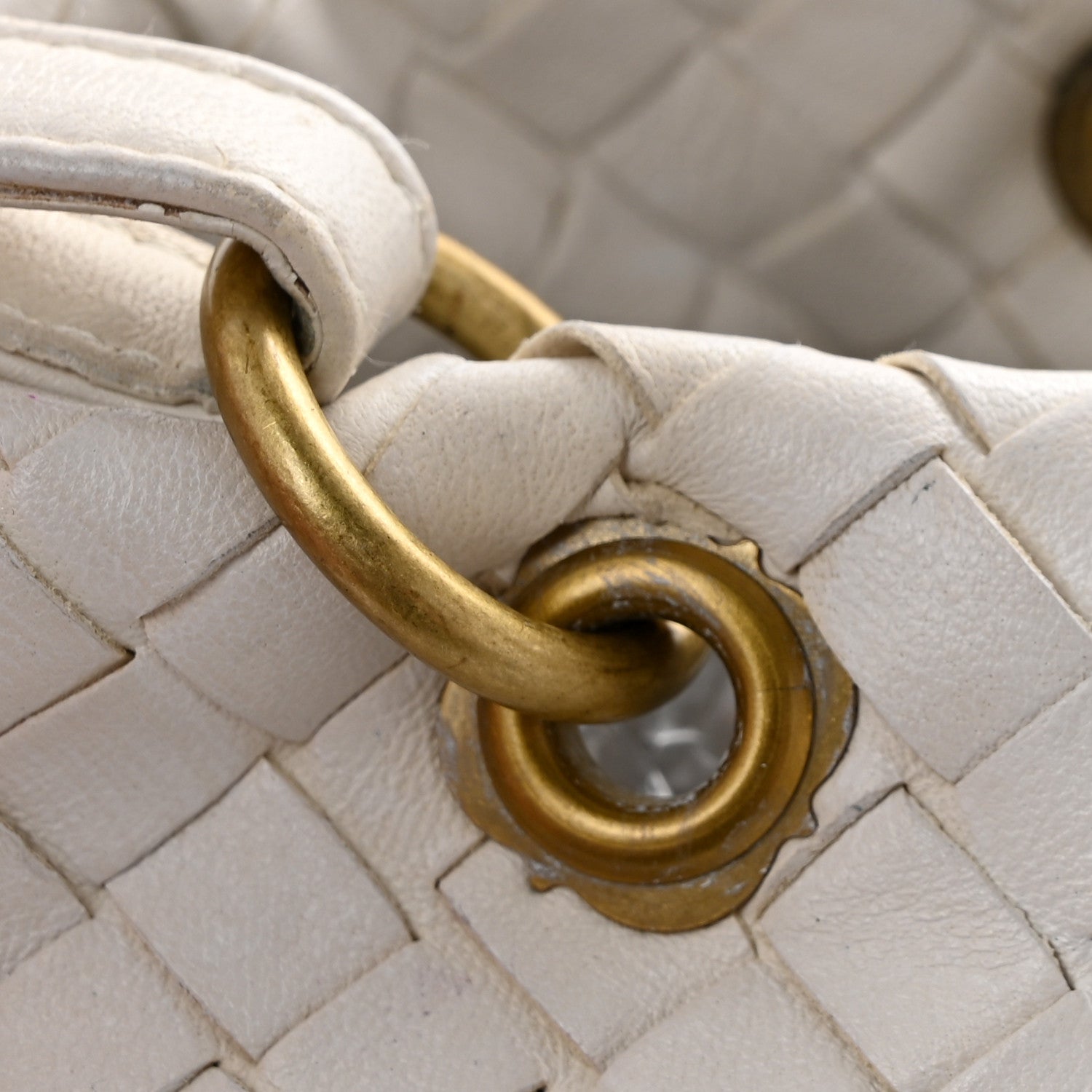 Bottega Veneta Nappa Intrecciato Small Capri Tote White 17 of 17