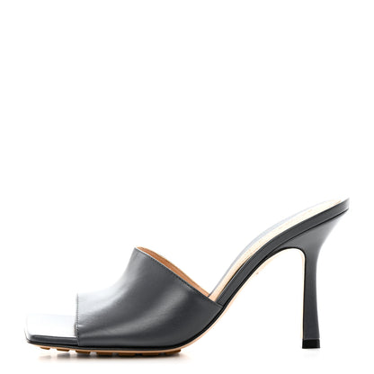 Bottega Veneta Lambskin Stretch Mule Sandals 36 Light Graphite 1 of 10