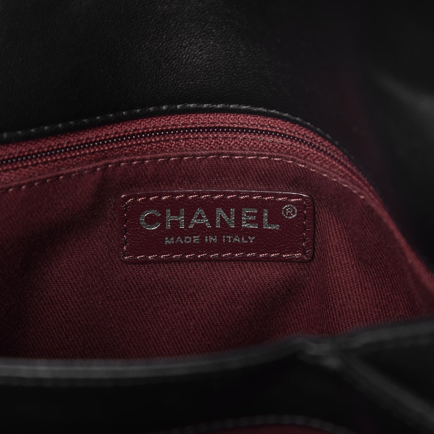 Lambskin Quilted Large Daily Supple Flap Black