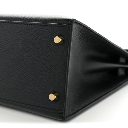 Hermes Epsom Kelly Sellier 28 Black 9 of 11