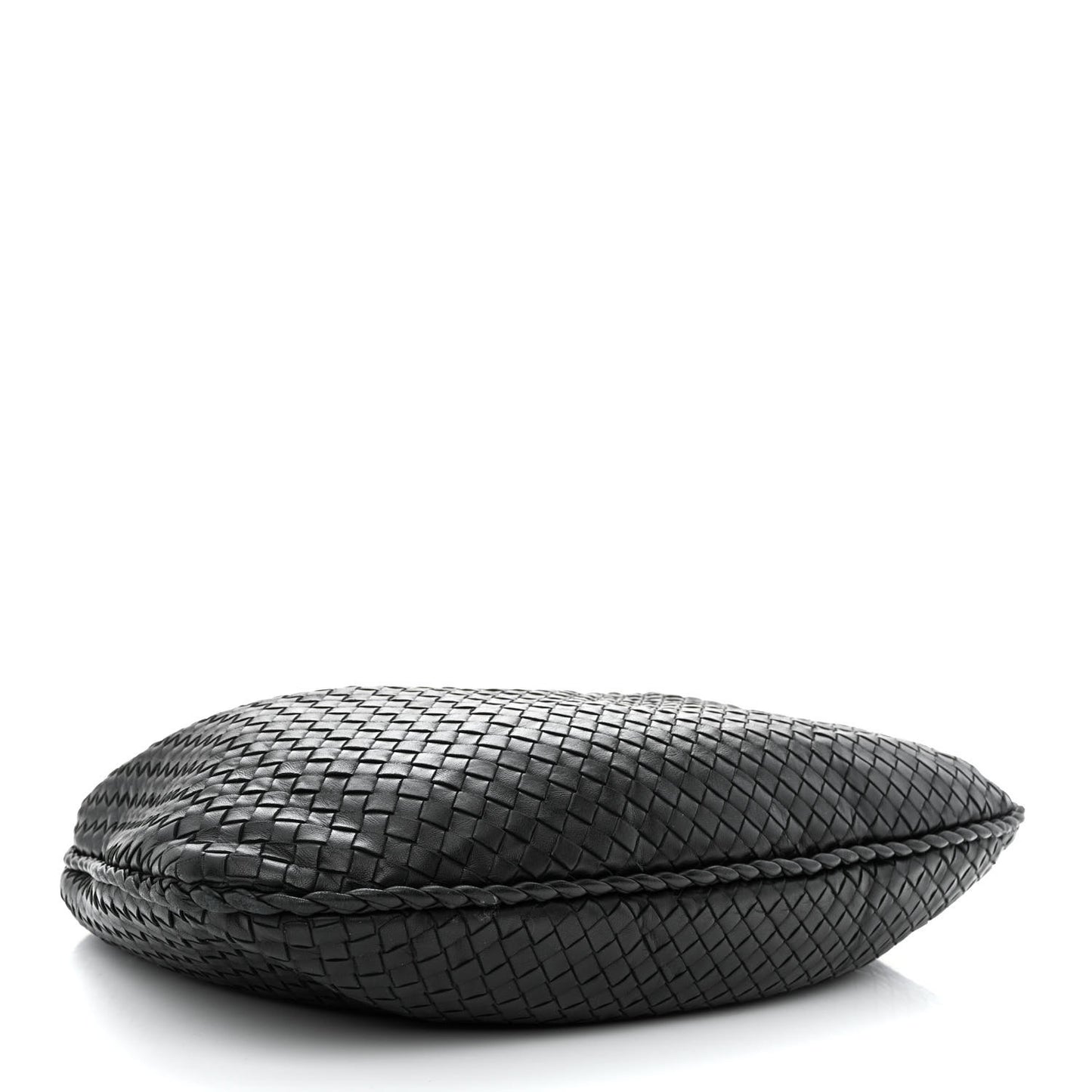 Nappa Intrecciato Large Veneta Hobo Black