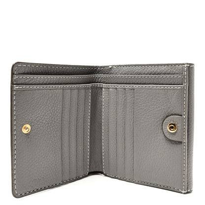 Chloe Grained Calfskin Marcie Square Wallet Cashmere Grey 6 of 9