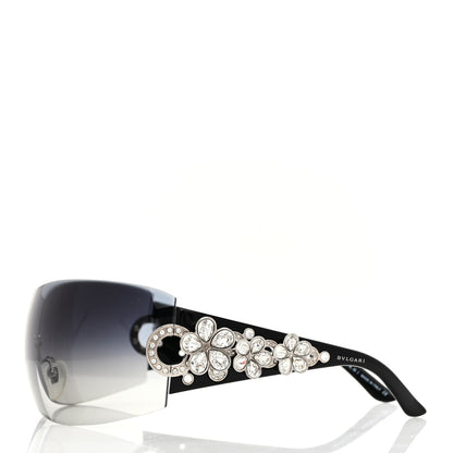 Bulgari BVLGARI Crystal Flower Sunglasses 652-B Black 3 of 6