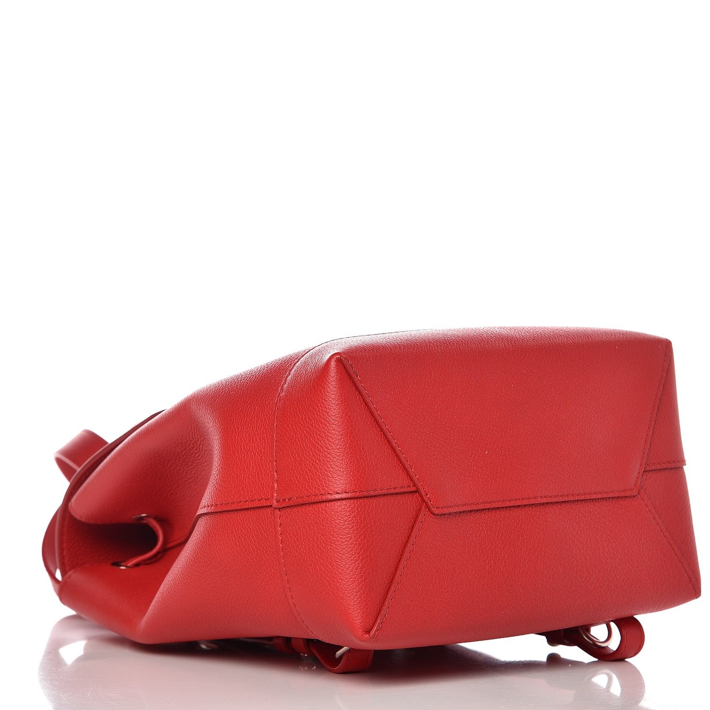 Soft Calfskin Lockme Backpack Rubis