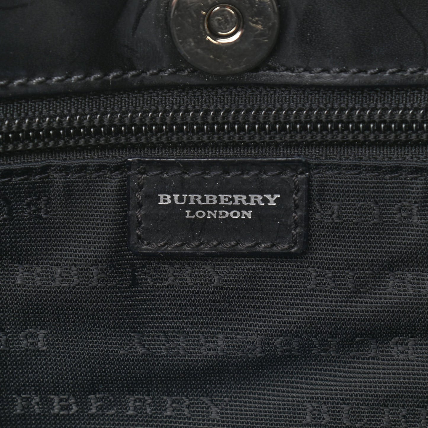 House Check Medium Tote Black