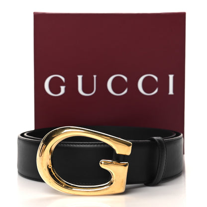 Gucci Selleria Calfskin G 40mm Belt 90 36 Black 7 of 7