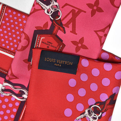 Louis Vuitton Silk Monogram Pop Confidential Bandeau Fuchsia 3 of 6