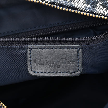 Christian Dior Monogram Pochette Navy 5 of 13