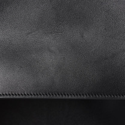 Celine Shiny Smooth Calfskin Shearling Small Twisted Cabas Black Multicolor 9 of 11