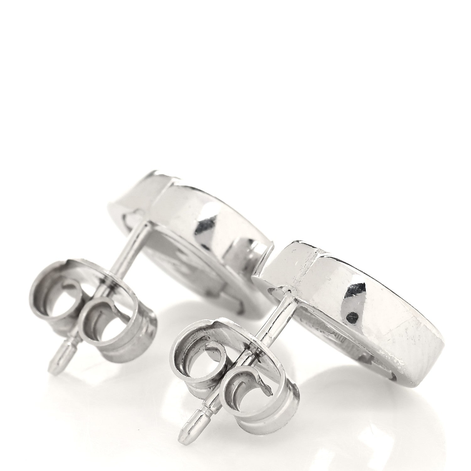 Gucci Sterling Silver Interlocking GG Stud Earrings 3 of 5