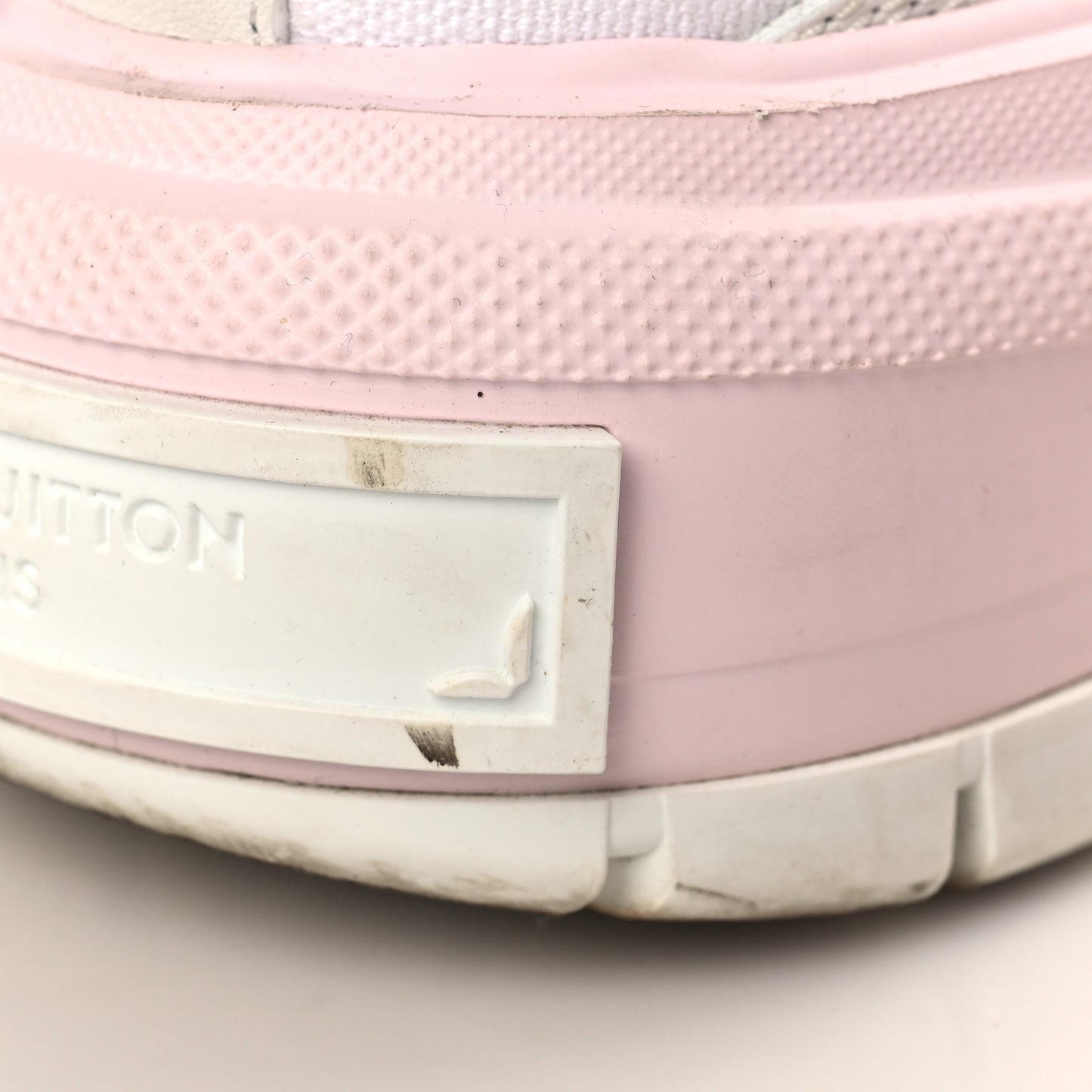 Canvas LV Squad Sneakers 39 White Pink