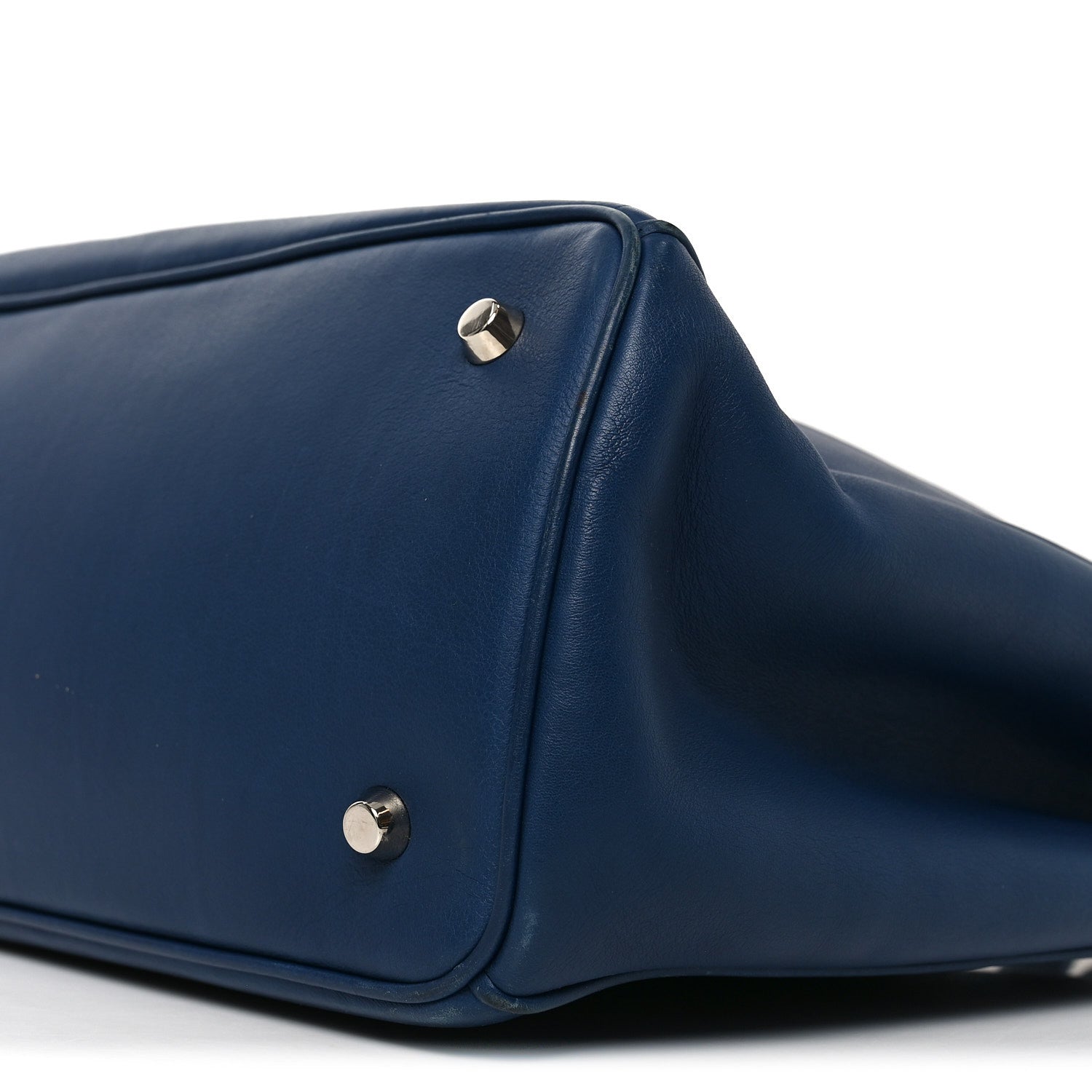 Christian Dior Smooth Calfskin Large Diorissimo Tote Blue 9 of 9