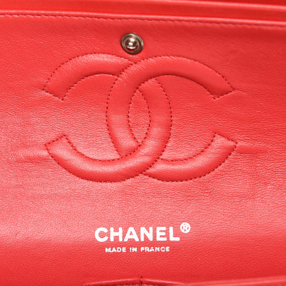Chanel Lambskin Quilted Medium Double Flap Red 6 of 11