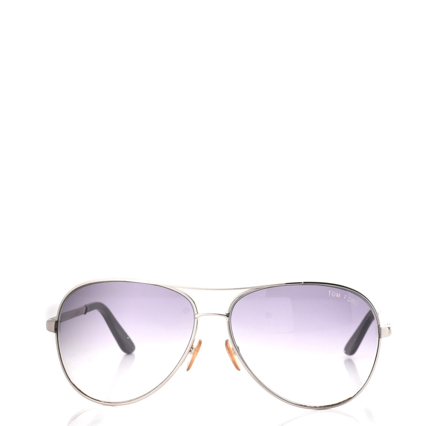 Metal Charles Aviator Sunglasses TF35 Silver
