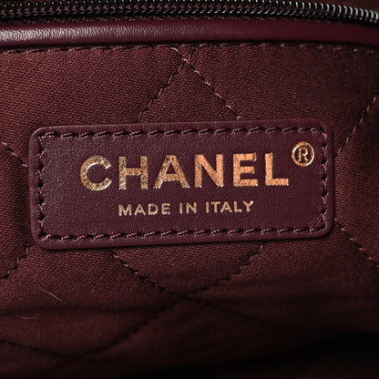 Chanel Caviar Quilted Small Chanel 22 Dark Burgundy 6 of 11