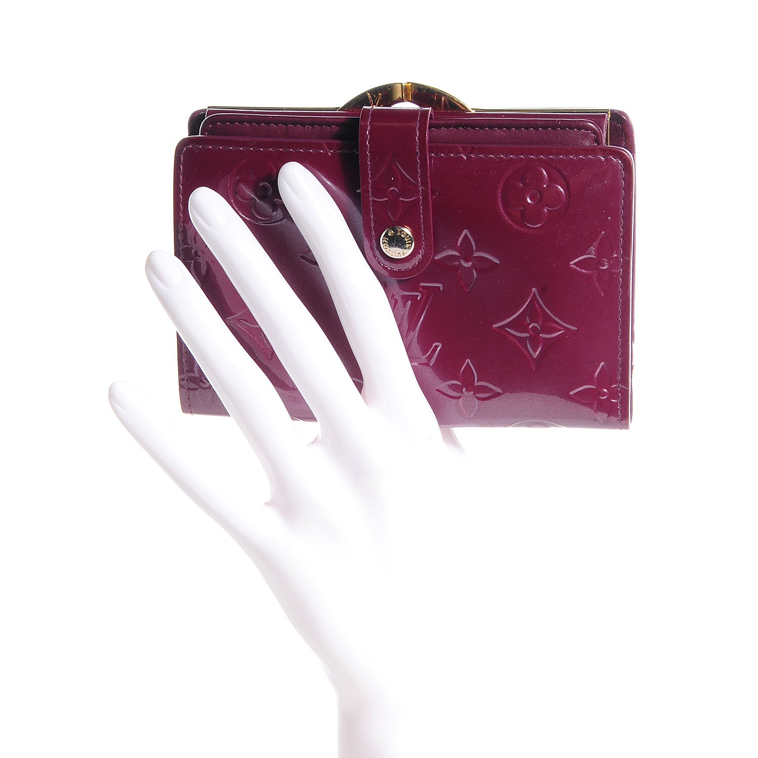 Louis Vuitton Vernis French Purse Wallet Violet 2 of 7