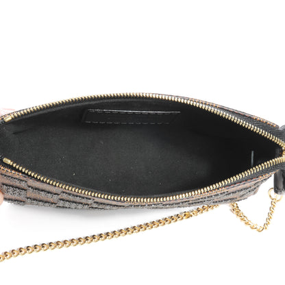 Louis Vuitton Damier Paillettes Mini Pochette Black 3 of 7