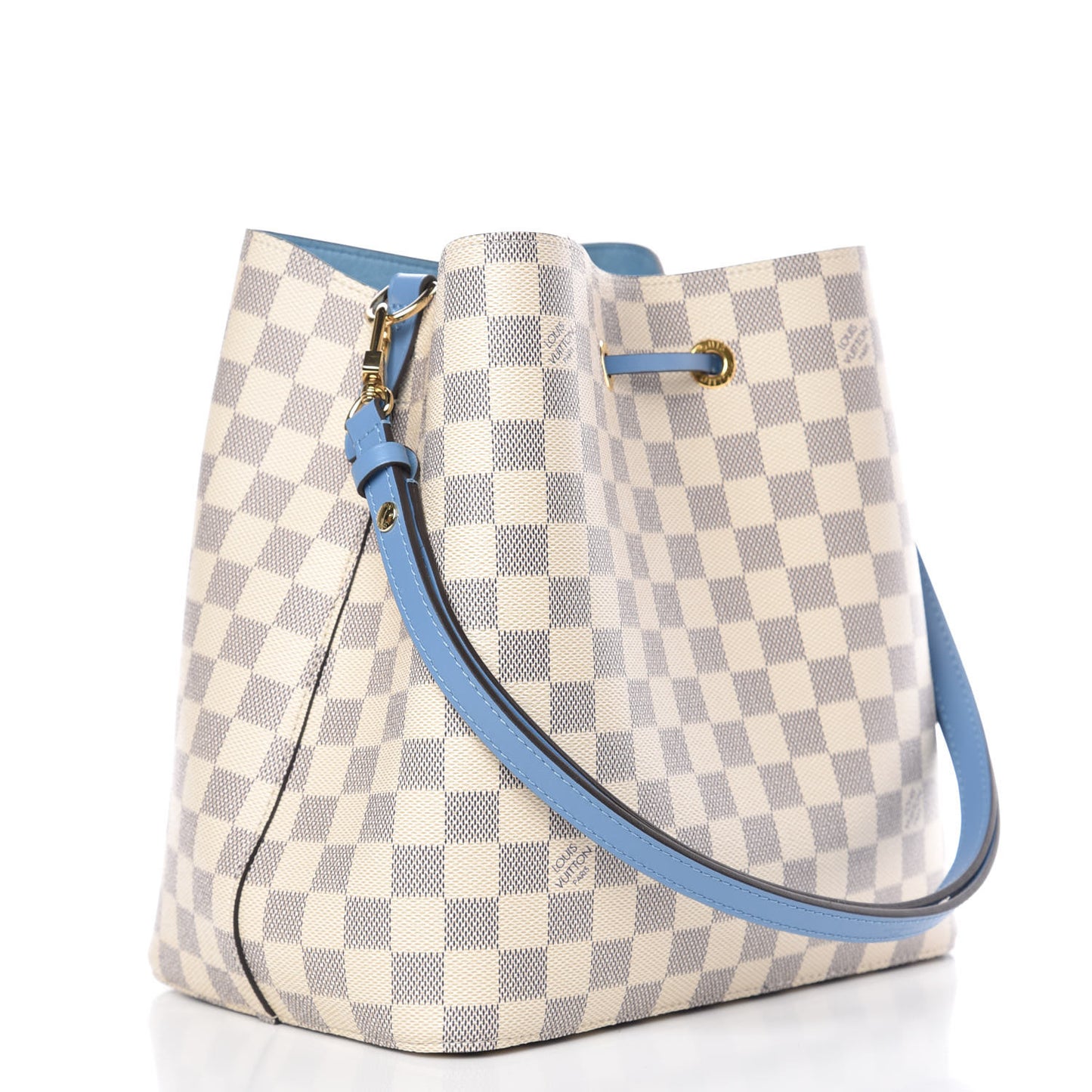 Damier Azur Neonoe MM Bleuet