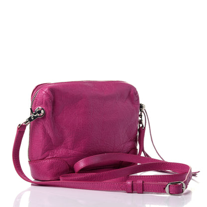 Balenciaga Agneau Arena Classic Silver Hardware XS Reporter Crossbody Rose Flamingo 2 of 5
