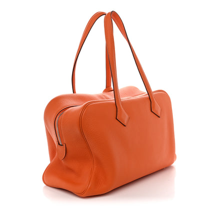Hermes Taurillon Clemence Victoria 35 Orange 3 of 10