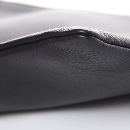 Balenciaga Calfskin Logo Everyday Second Bag Black White 11 of 12