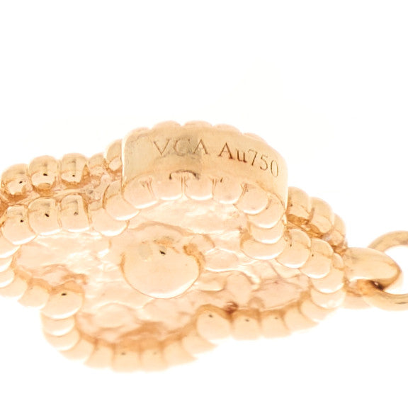 Van Cleef & Arpels 18K Rose Gold 6 Motifs Sweet Alhambra Bracelet 4 of 6