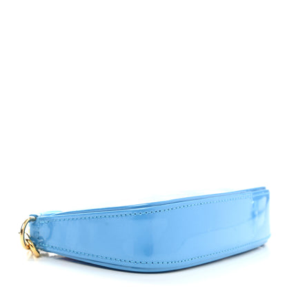 Louis Vuitton Vernis Valentine Mini Pochette Accessories Baby Blue Neon 4 of 8