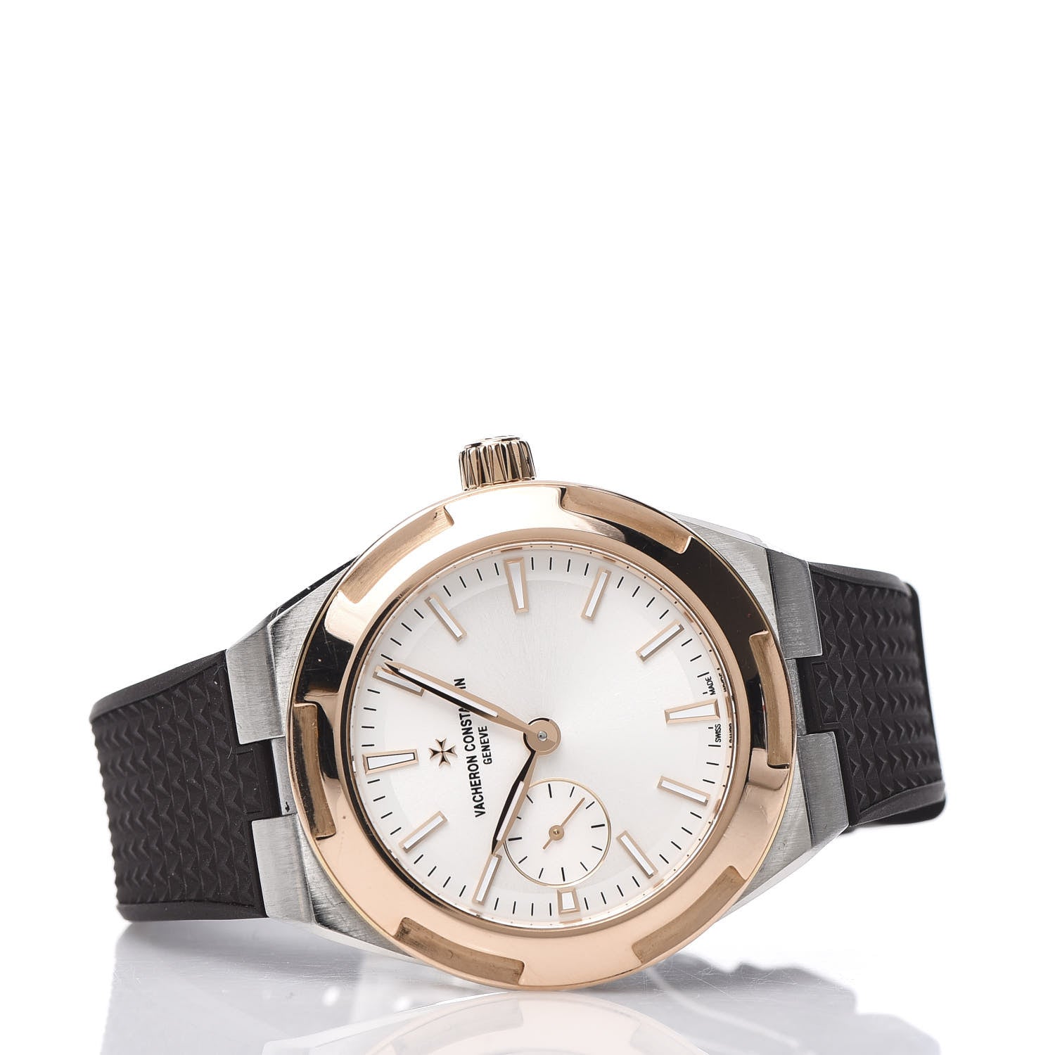 Vacheron Constantin Stainless Steel 18K Pink Gold Rubber 37mm Overseas Automatic Watch 5300 3 of 8