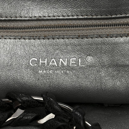 Chanel Glazed Calfskin East West Modern Chain Tote Black 6 of 15