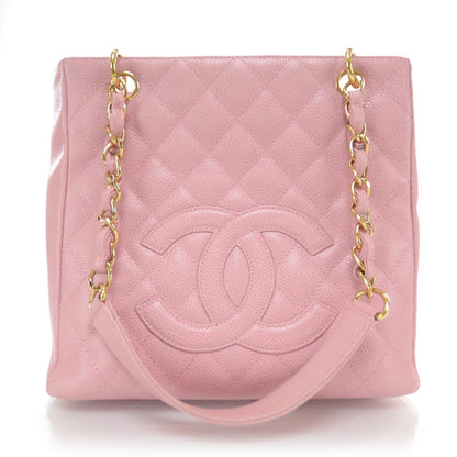 Chanel Caviar Petit Shopping Tote PST Pink 1 of 11