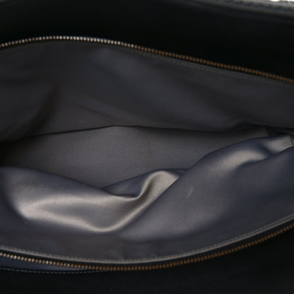 Chanel Calfskin Quilted Stitch Triptych Tote Black 4 of 9