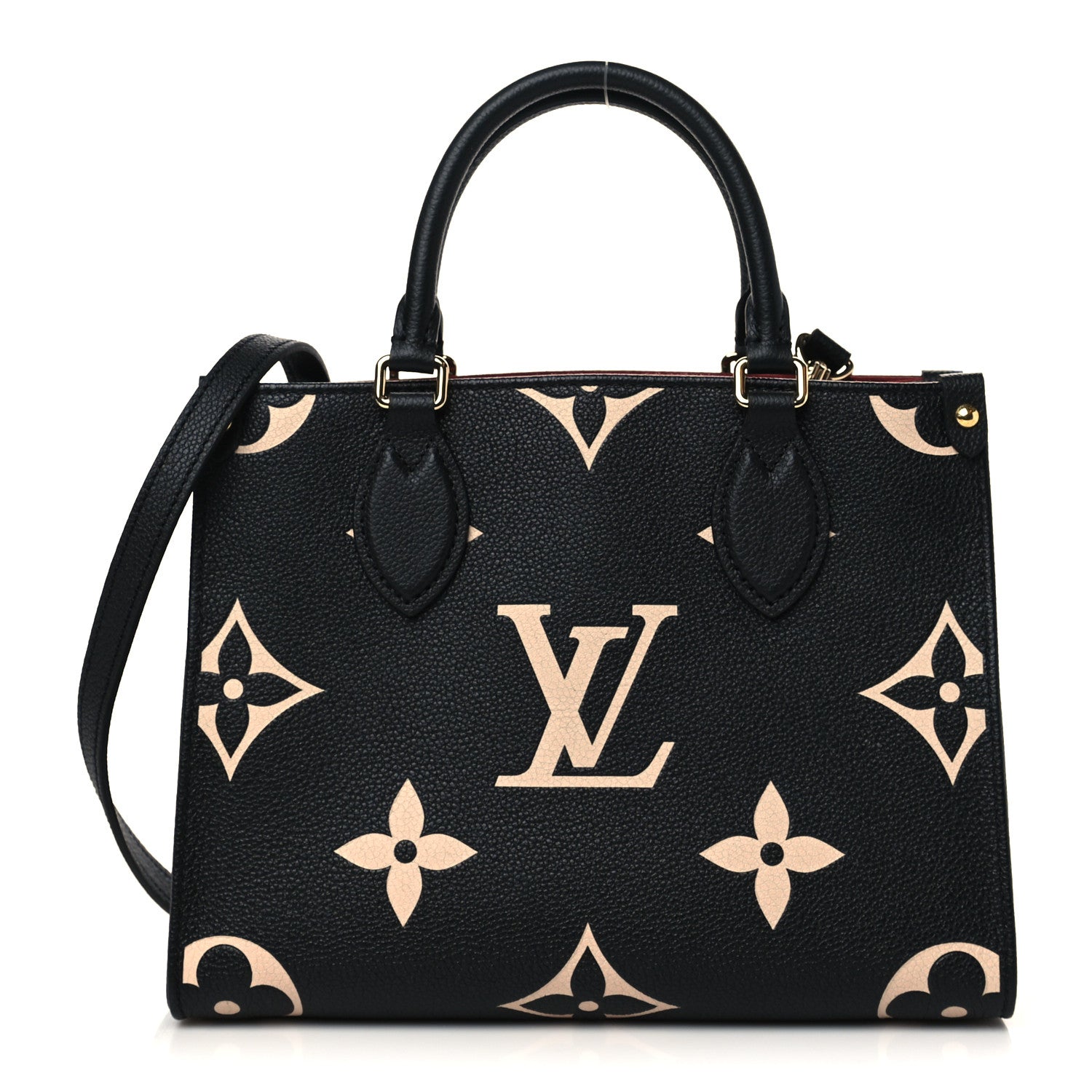 Louis Vuitton Empreinte Monogram Giant Onthego PM Black Beige 1 of 6
