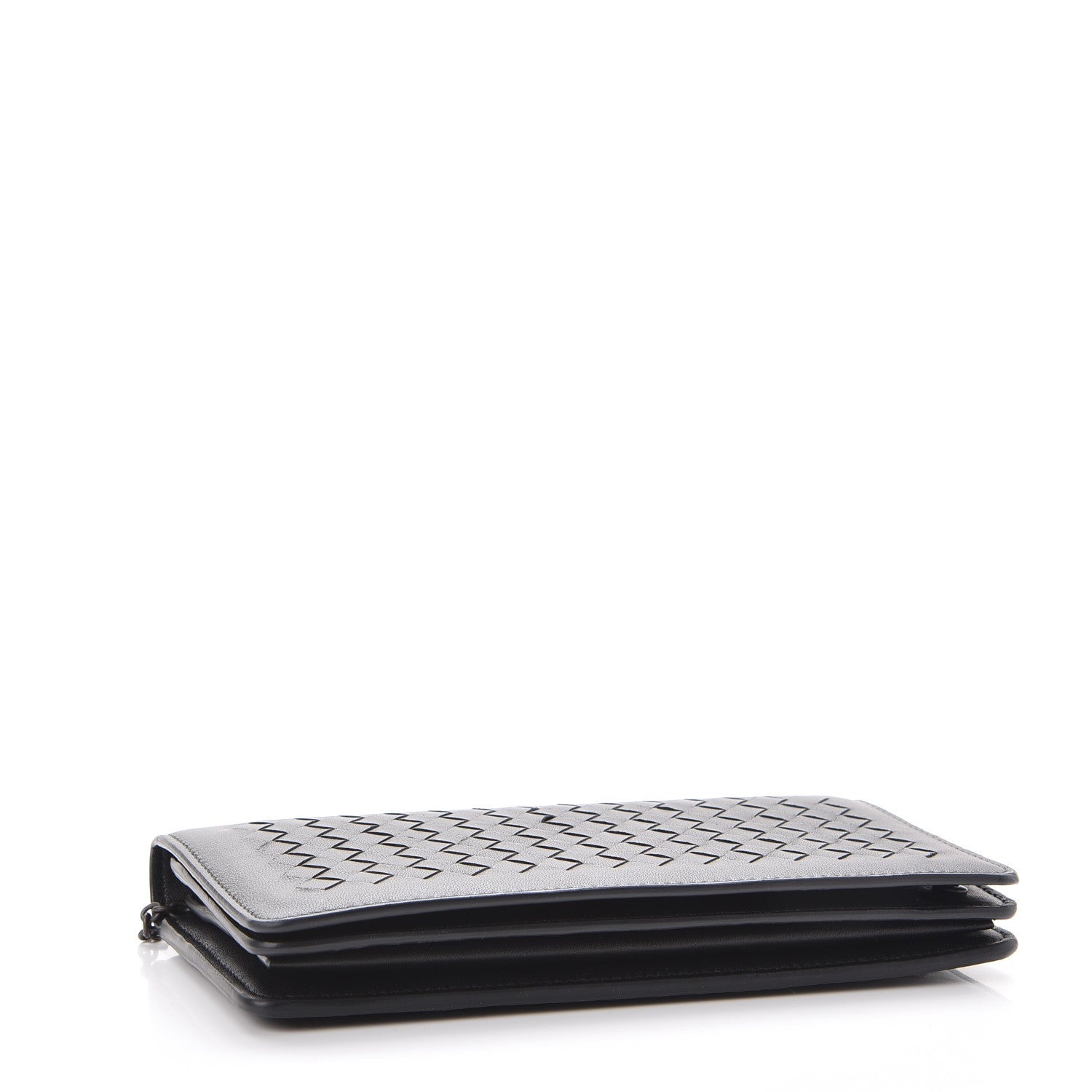 Bottega Veneta Nappa Intrecciato Continental Wallet on Chain Nero Black 5 of 9