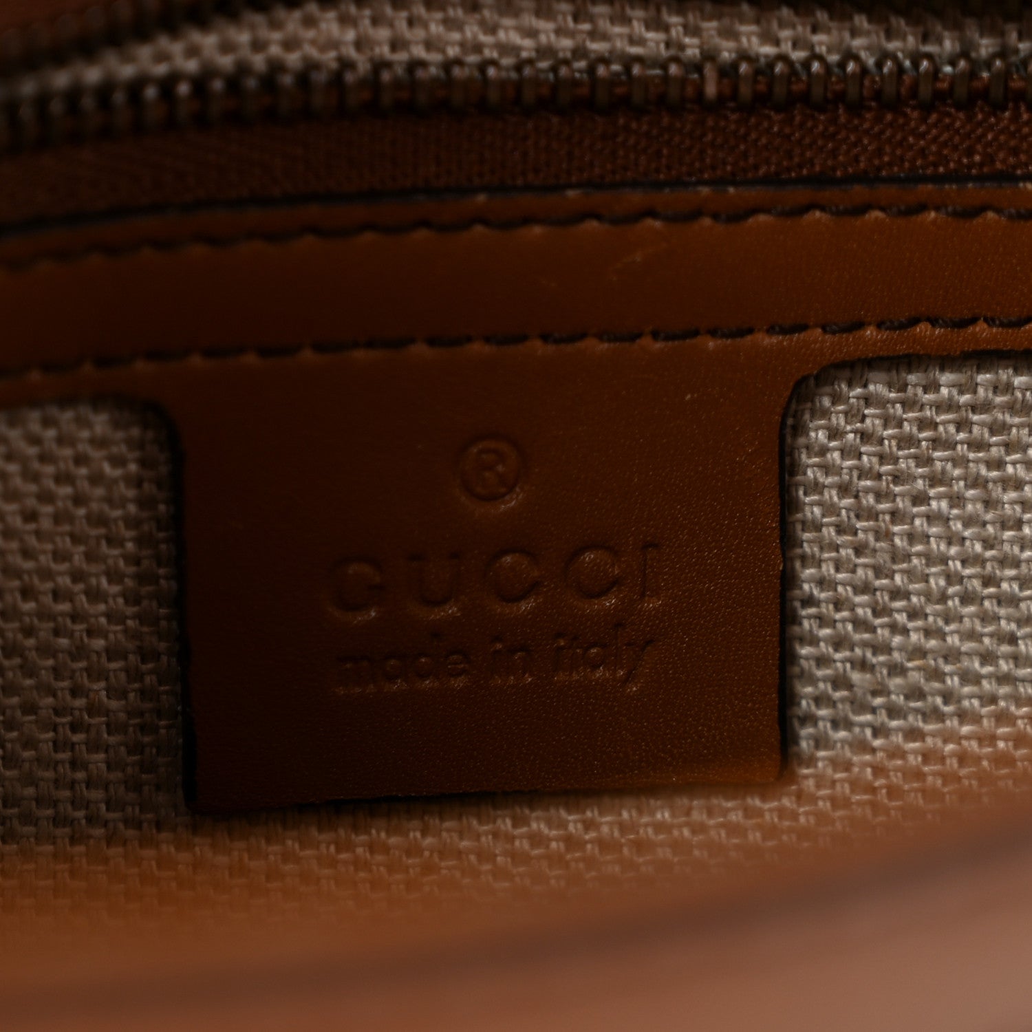 Gucci Monogram Medium Lady Web Shoulder Bag Beige Cuir 6 of 14