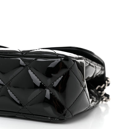 Chanel Patent Quilted Small Coco Shine Flap Black 10 of 11