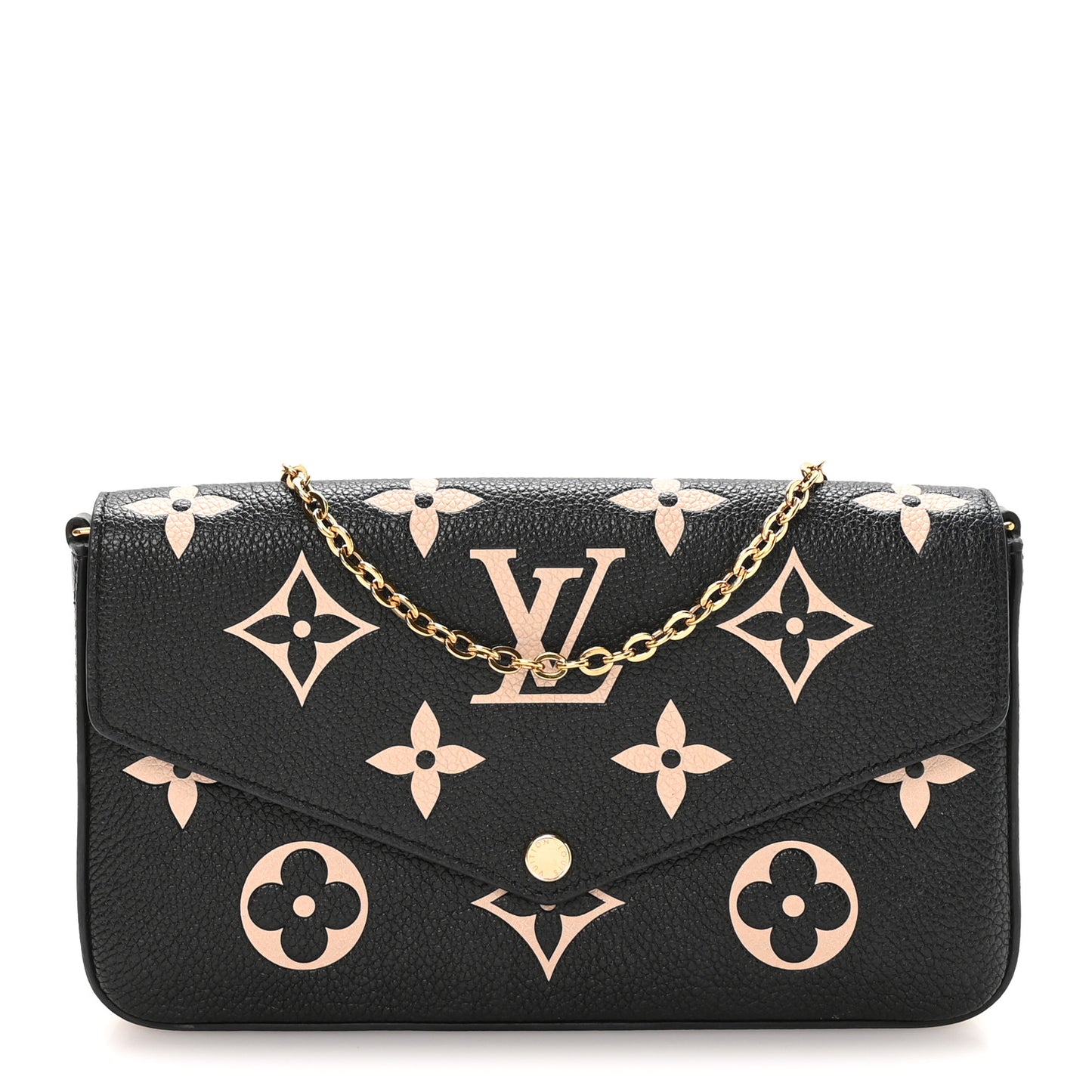 Empreinte Monogram Giant Felicie Pochette Black Beige
