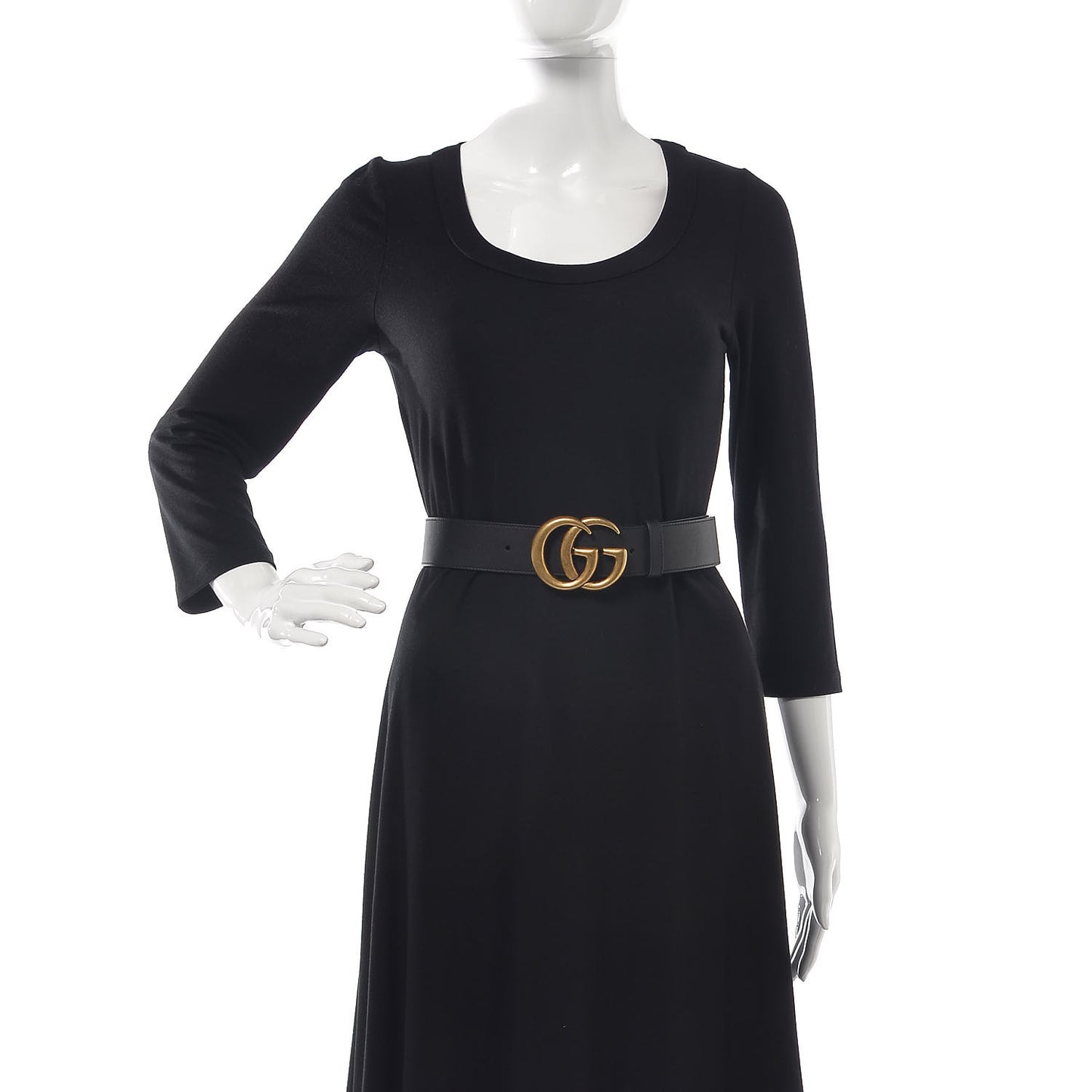 Calfskin Double G 40mm Belt 90 36 Black