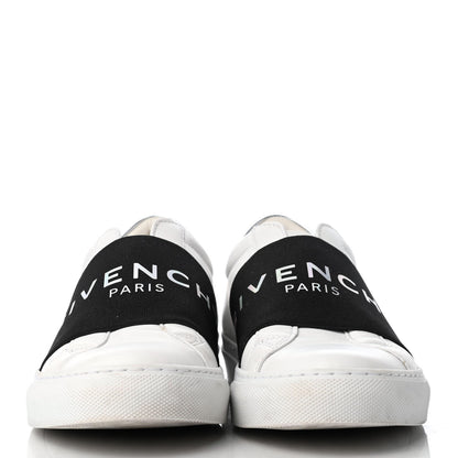 Givenchy Calfskin Band Logo Womens Urban Street Sneakers 36 White Black 2 of 10