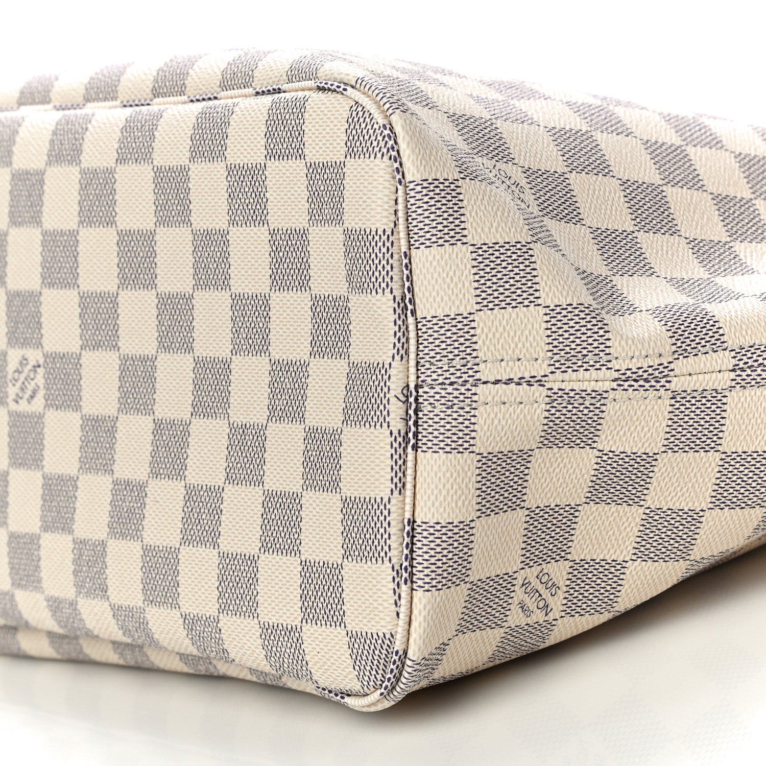 Louis Vuitton Damier Azur Neo Neverfull MM Rose Ballerine 9 of 10