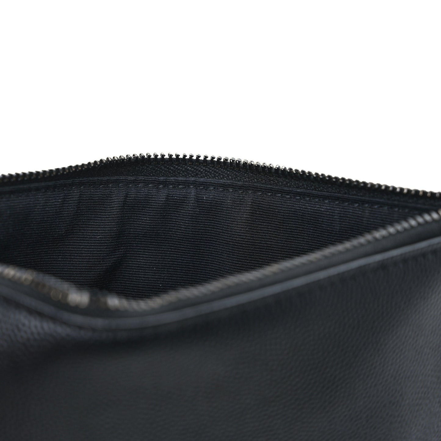 Grain De Poudre Monogram Bill Pouch Black
