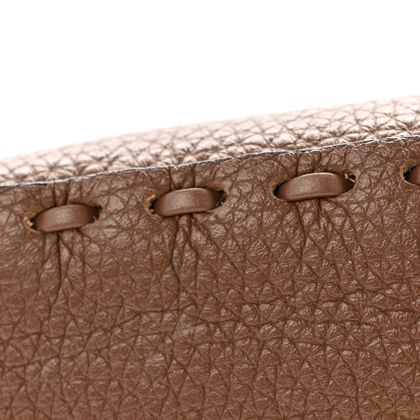Cuoio Roma Sellerissima Nappa Sintetica Tape Stitch Mini Baguette Fettuccia