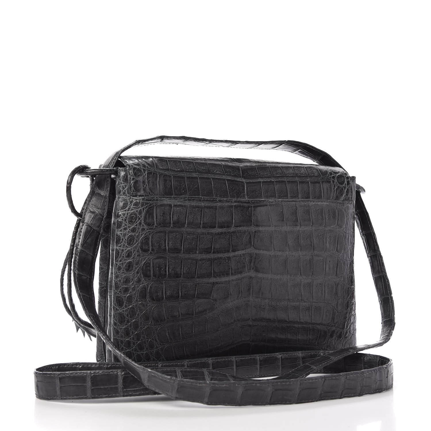 Nancy Gonzalez Crocodile Shoulder Bag Grey 3 of 15