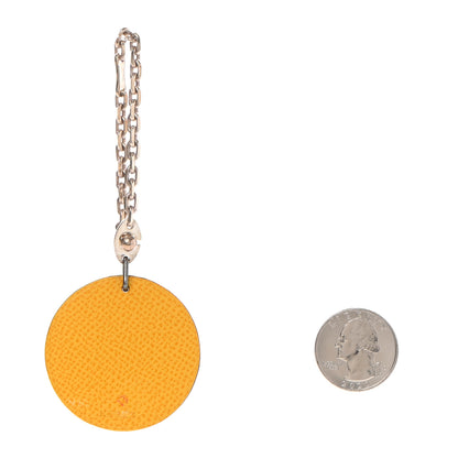 Hermes Courchevel Duck Bag Charm Jaune 2 of 4