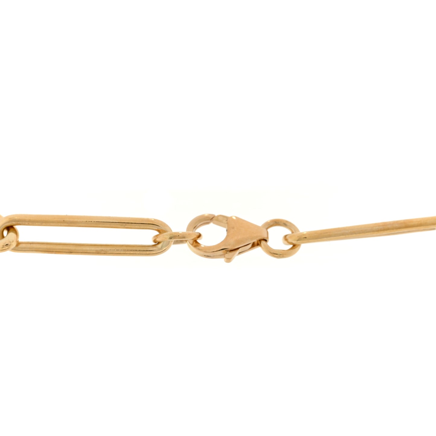 18K Yellow White Gold Diamond Dream Extended Clip Chain Bracelet