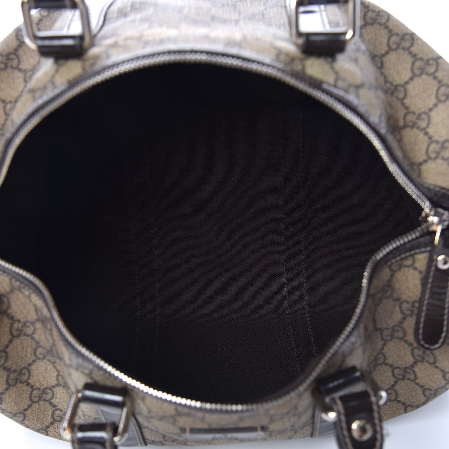 GG Plus Monogram Medium Joy Boston Dark Brown