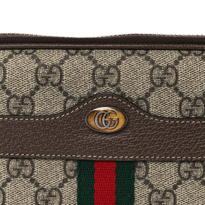 Gucci GG Supreme Monogram Ophidia Belted iPhone Case 95 38 Dark Brown 8 of 12